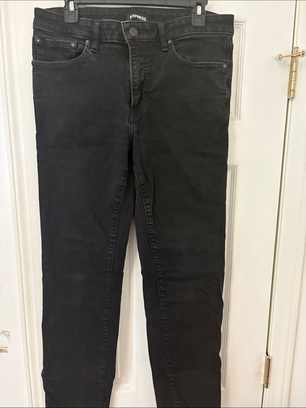 Express Men’s Slim straight Jeans in Black